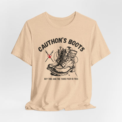 Cauthon's Boots Unisex Jersey Short Sleeve Tee - HubCityMakersCo