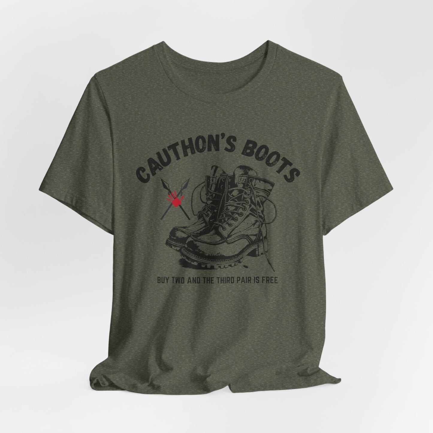 Cauthon's Boots Unisex Jersey Short Sleeve Tee - HubCityMakersCo