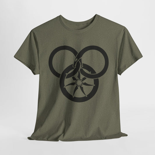 Great Serpent and Aes Sedai Symbol - Unisex Heavy Cotton Tee - HubCityMakersCo