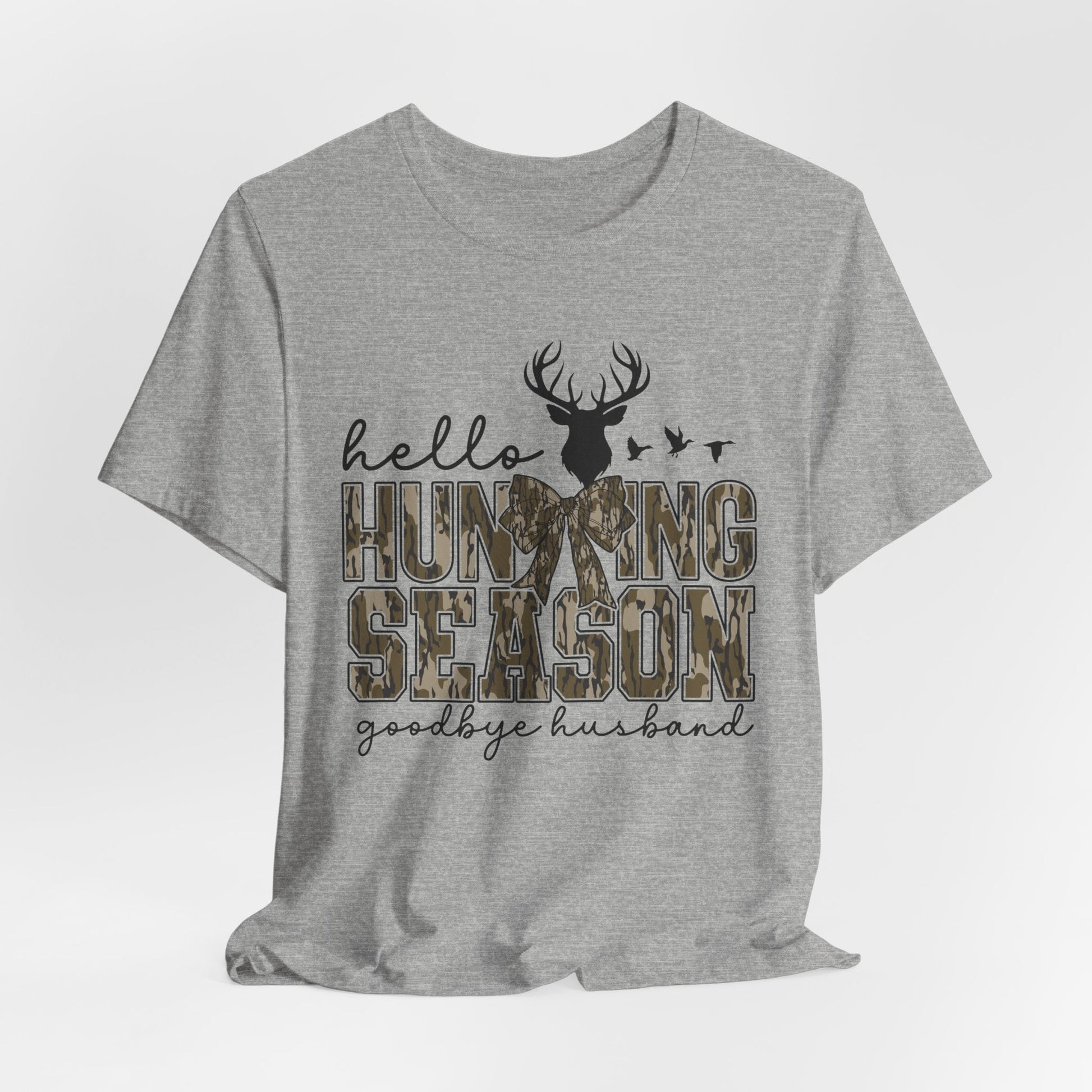 Hello Hunting Season - Unisex Jersey Tee - HubCityMakersCo