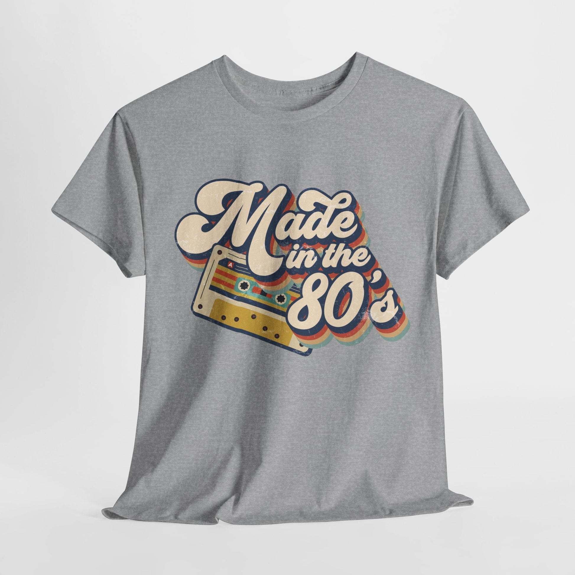 Made in the 80’s Retro - Unisex Heavy Cotton Tee - HubCityMakersCo