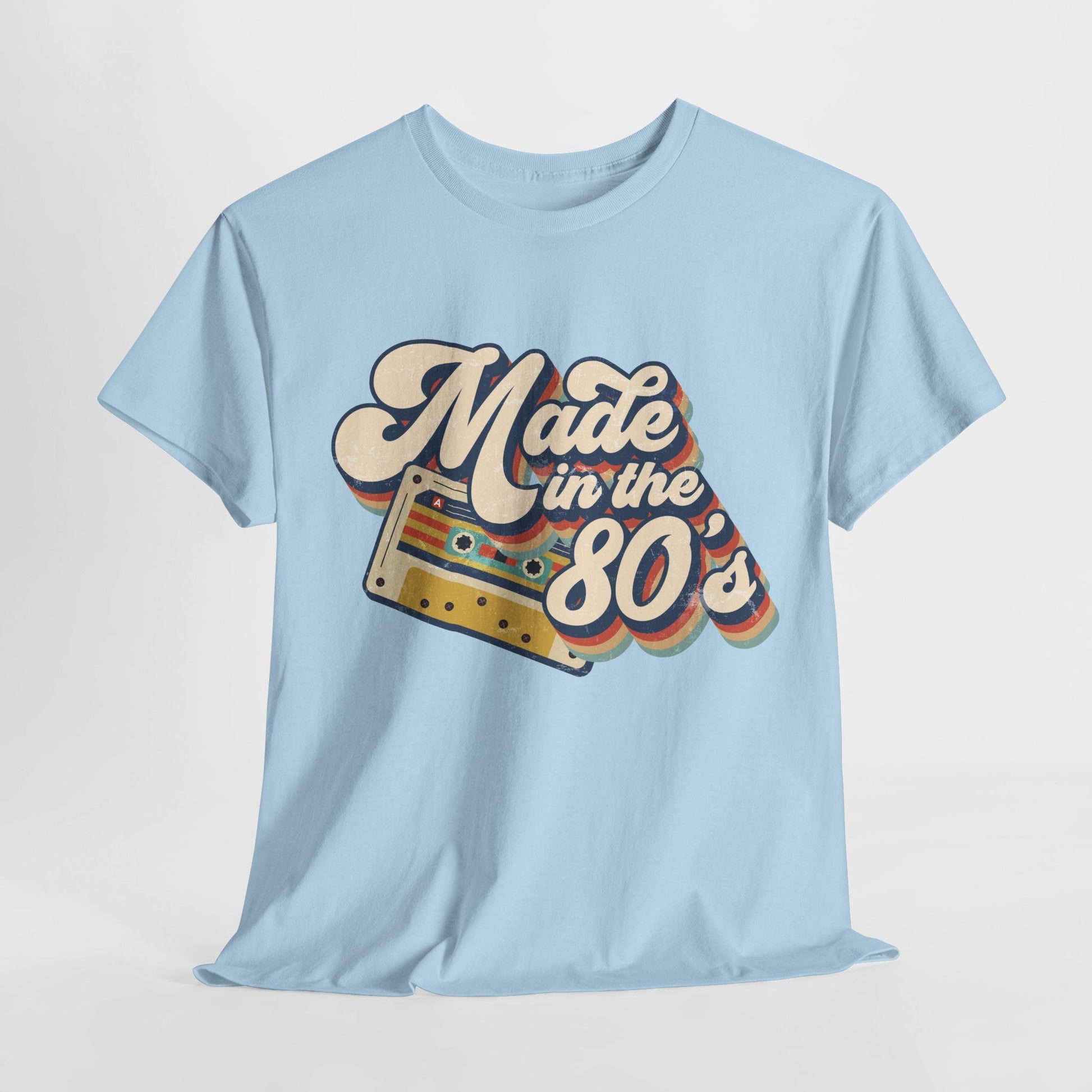 Made in the 80’s Retro - Unisex Heavy Cotton Tee - HubCityMakersCo