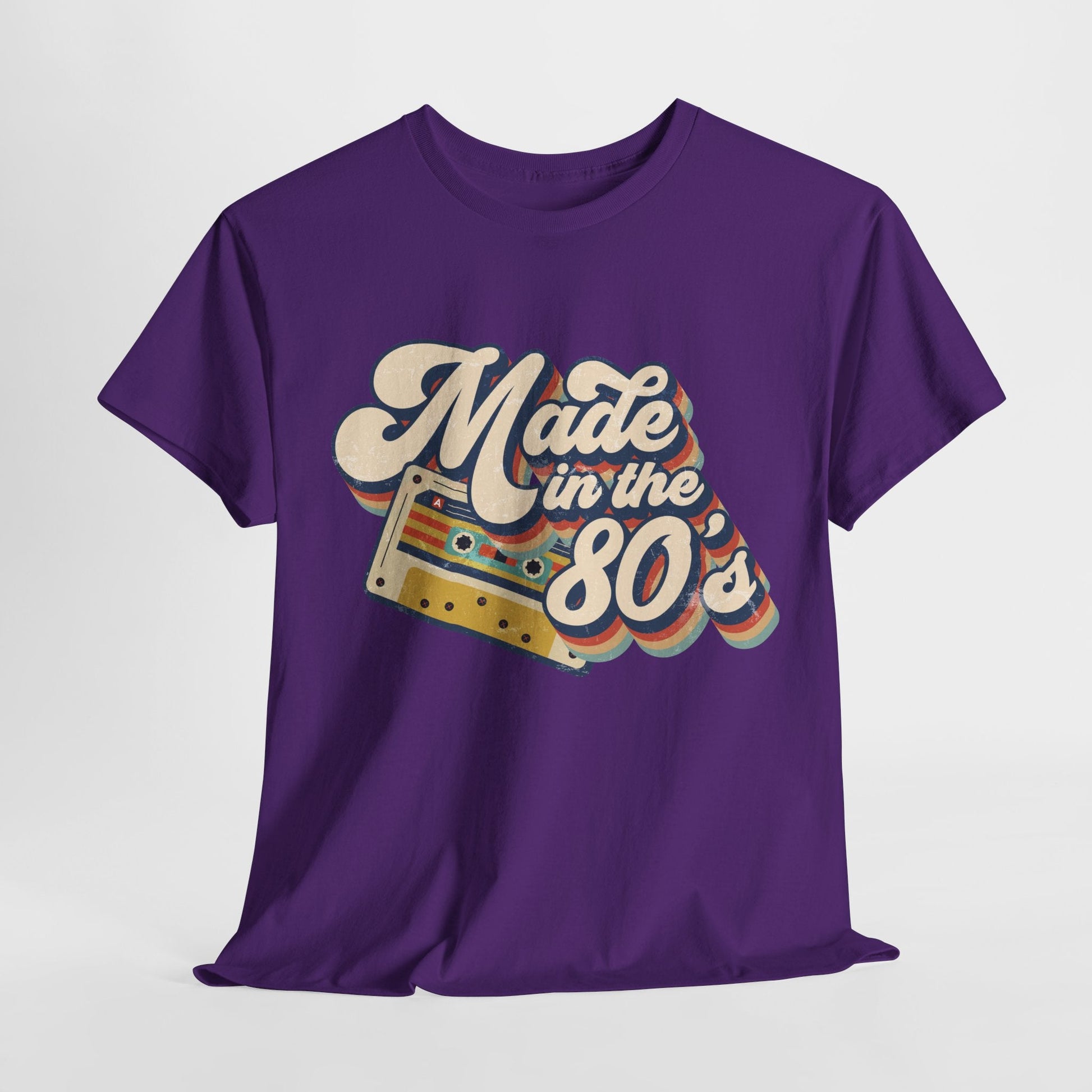 Made in the 80’s Retro - Unisex Heavy Cotton Tee - HubCityMakersCo