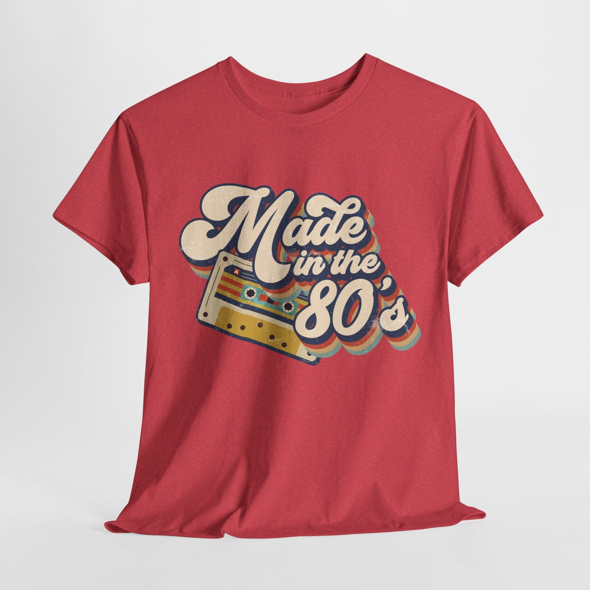 Made in the 80’s Retro - Unisex Heavy Cotton Tee - HubCityMakersCo