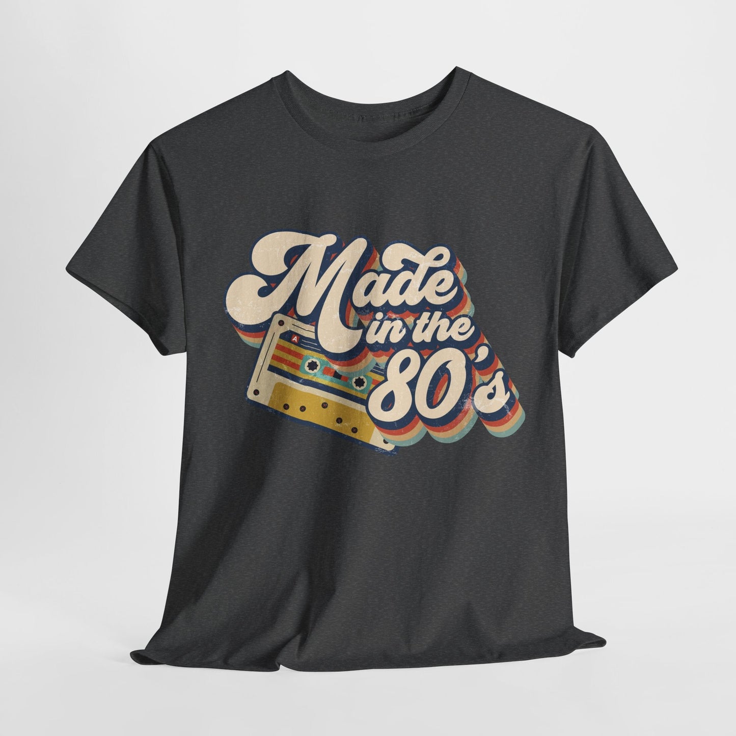 Made in the 80’s Retro - Unisex Heavy Cotton Tee - HubCityMakersCo