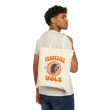 Tennessee Vols Smokey - Canvas Tote Bag - HubCityMakersCo