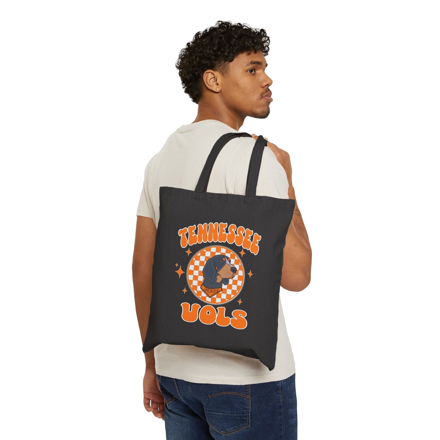 Tennessee Vols Smokey - Canvas Tote Bag - HubCityMakersCo