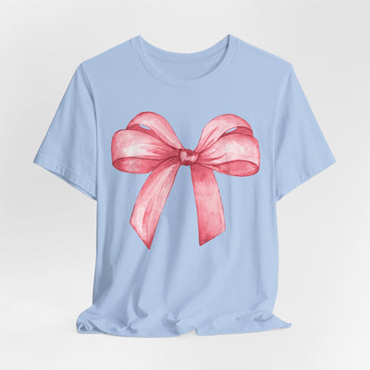 Watercolor Pink Bow - HubCityMakersCo