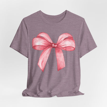 Watercolor Pink Bow - HubCityMakersCo