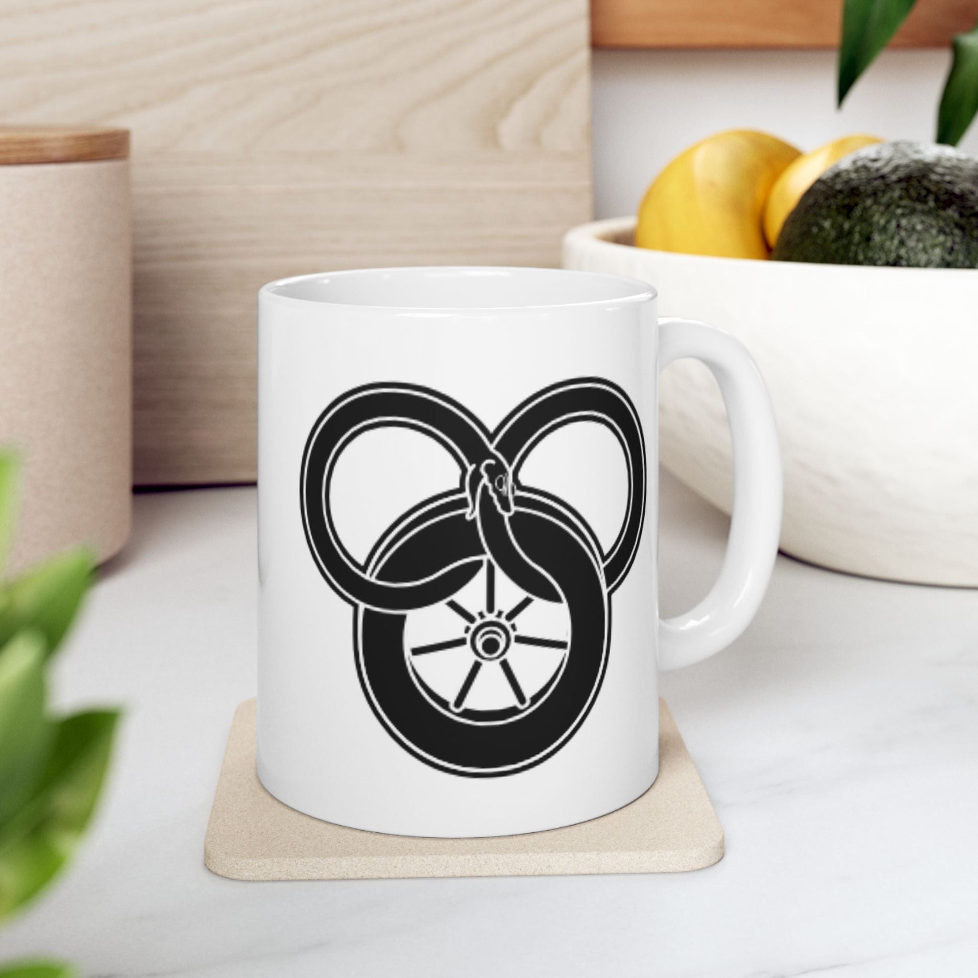 Wheel of Time Ceramic Mug (11oz, 15oz) - HubCityMakersCo