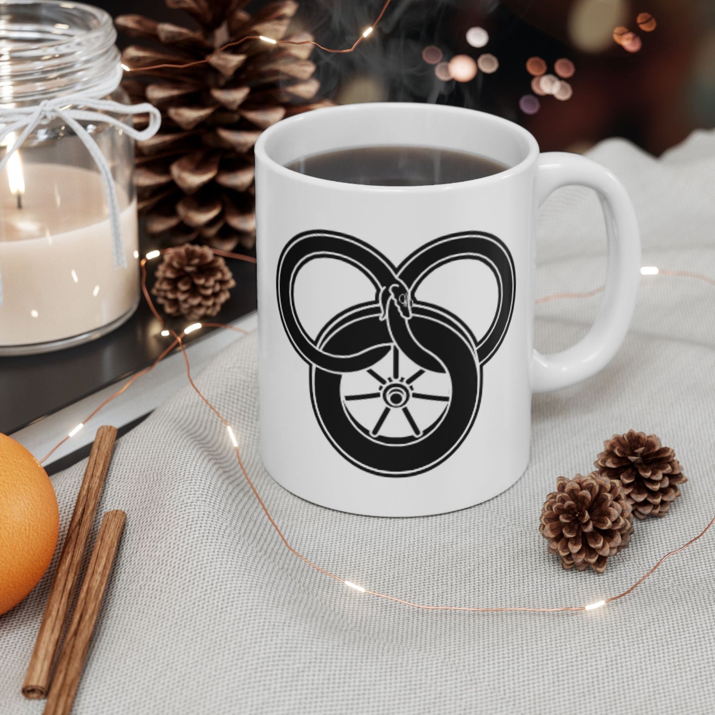 Wheel of Time Ceramic Mug (11oz, 15oz) - HubCityMakersCo